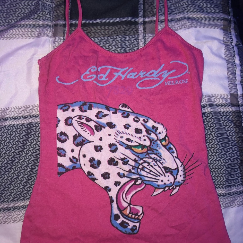 Y2K Ed hardy tank top